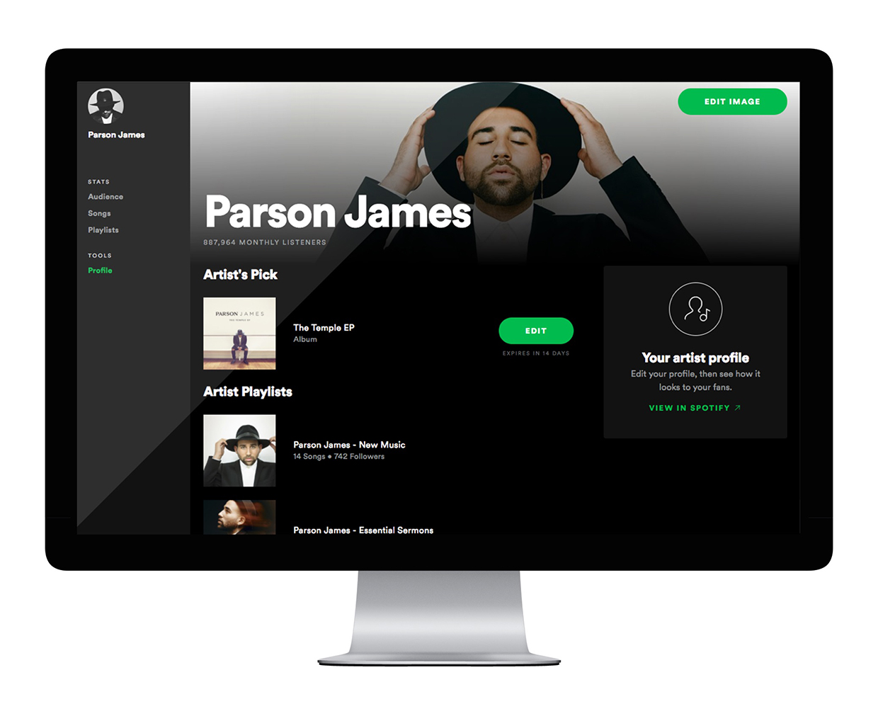 Spotify profile. Спотифай артист. Спотифай карточка музыканта. Spotify исполнители. Spotify for artists.